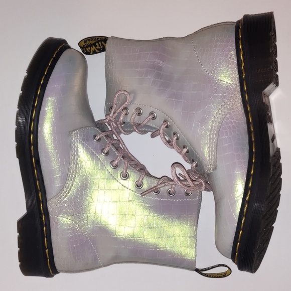 Dr Marten 1460 boot in Iridescent Croc Size 8 - Picture 5 of 10